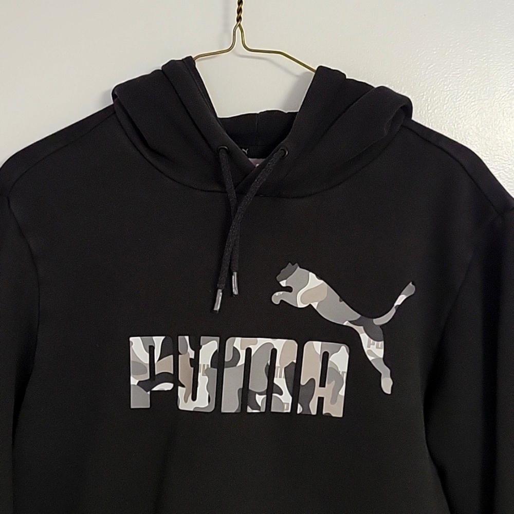 Puma hoodie, black, small